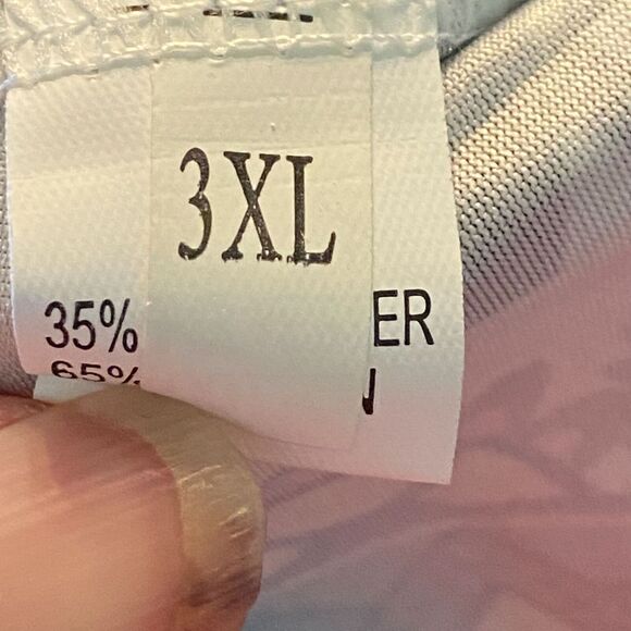 Flare Stretch Pants Junior 3X Floral Garden Yoga Hippie Festival Allover Print - Picture 3 of 7